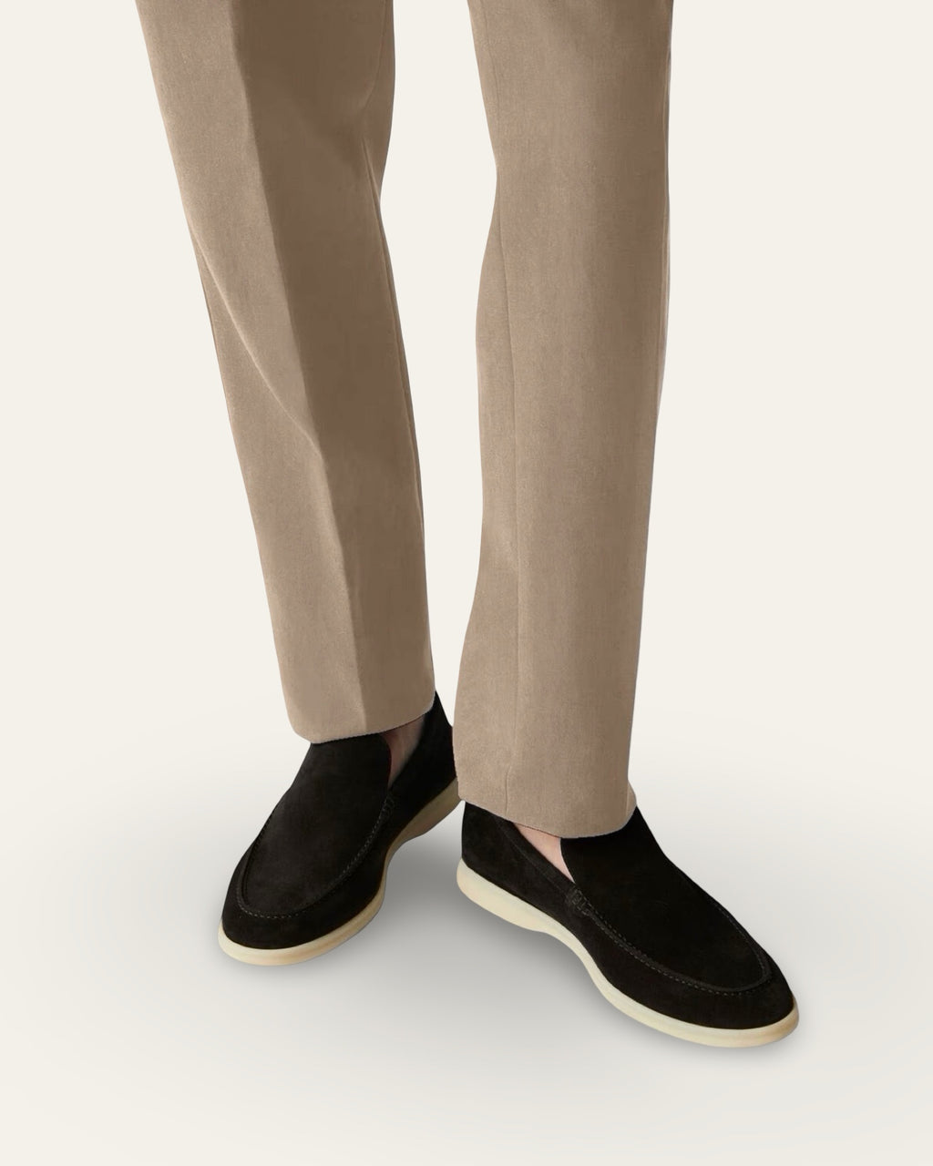 BLACK SUEDE LOAFERS — Shot 05