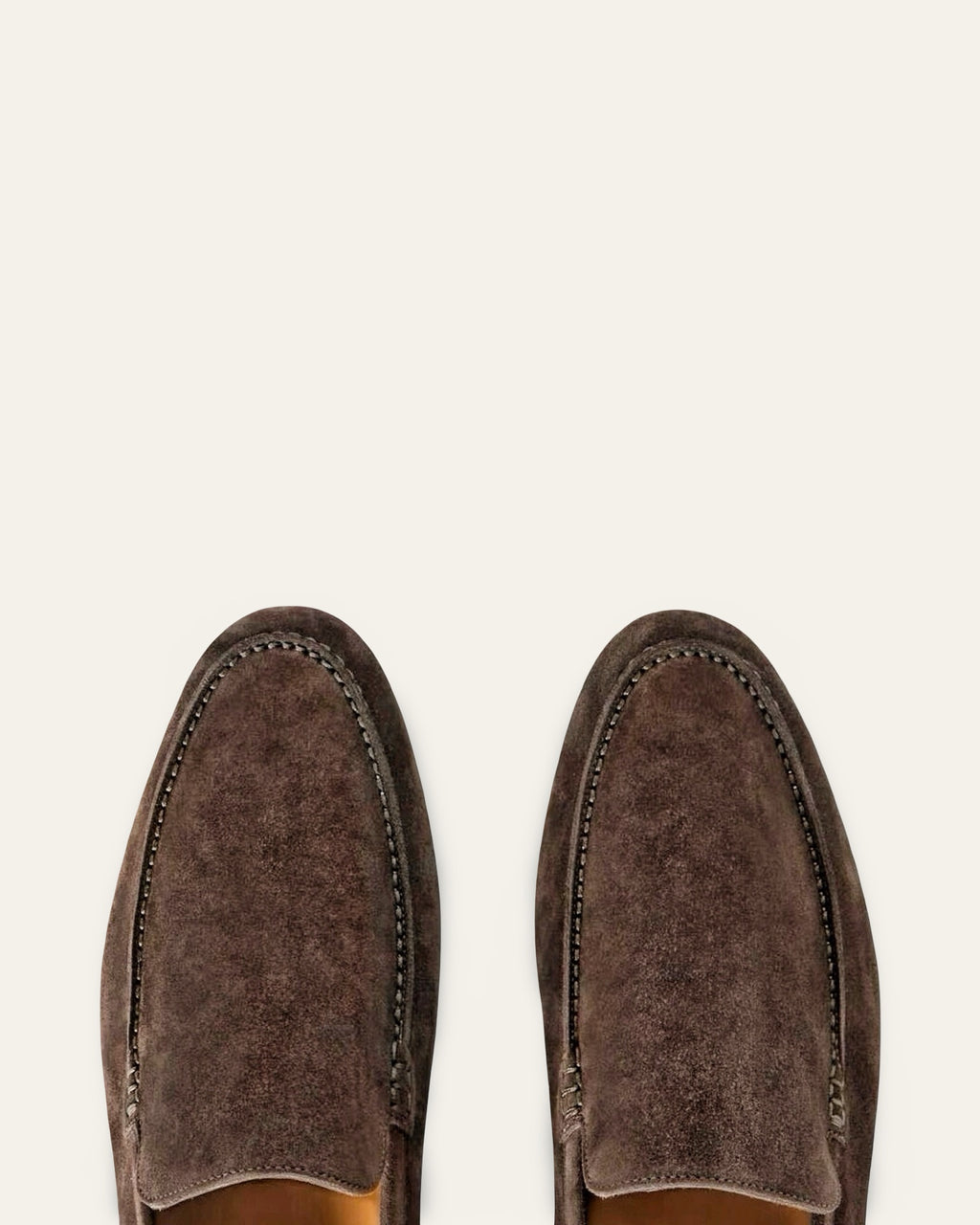 CHOCOLATE SUEDE LOAFERS — Shot 04
