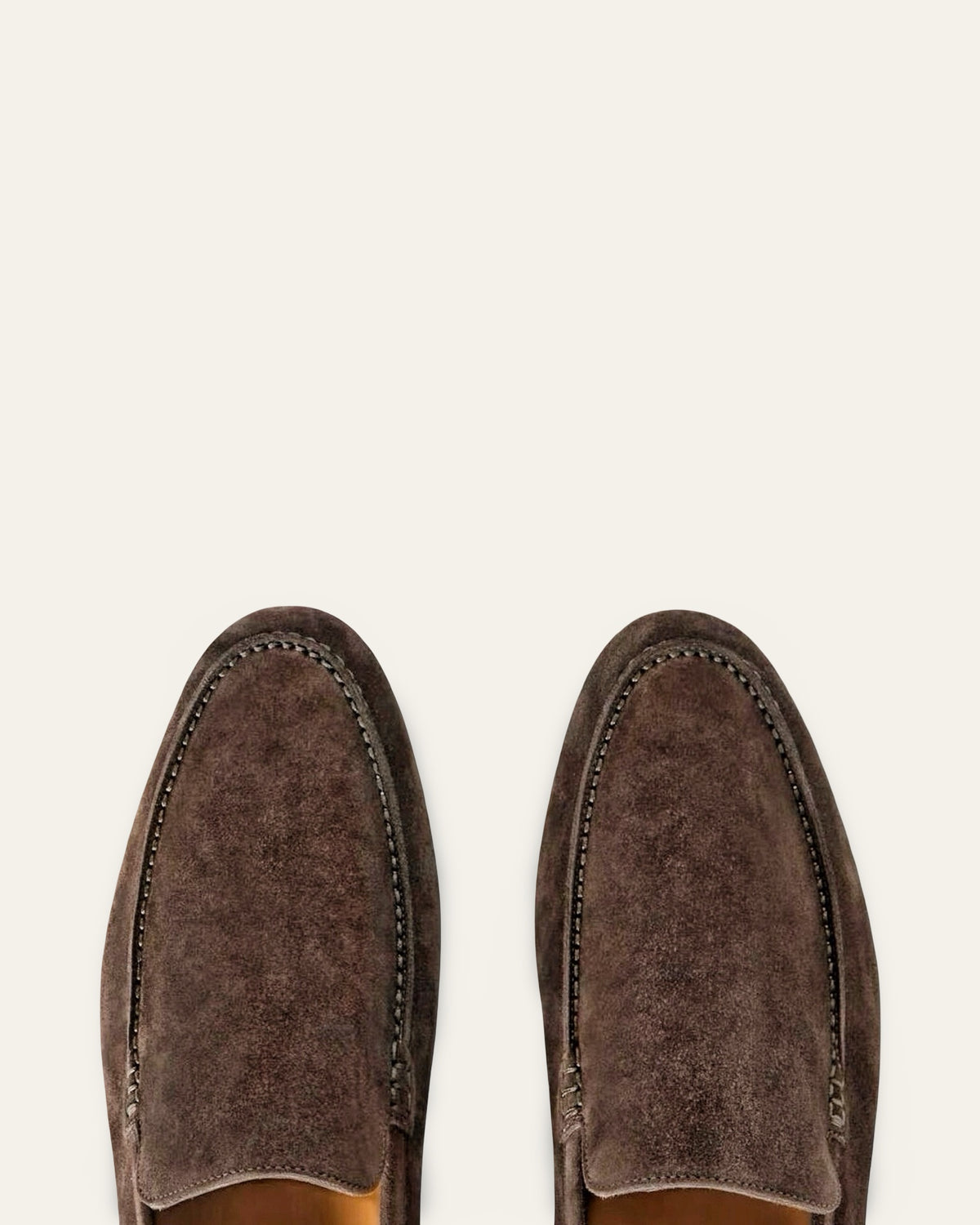 CHOCOLATE SUEDE LOAFERS — Shot 04