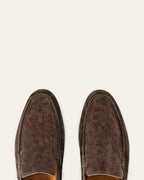CHOCOLATE SUEDE LOAFERS — Shot 04