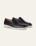 Custom-Made Crocodile Skin Loafers — Shot 01