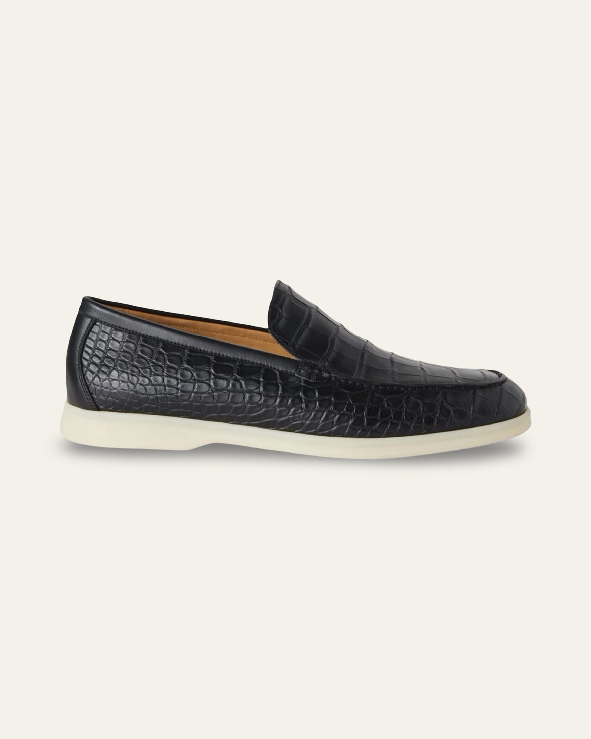 Custom-Made Crocodile Skin Loafers — Shot 02