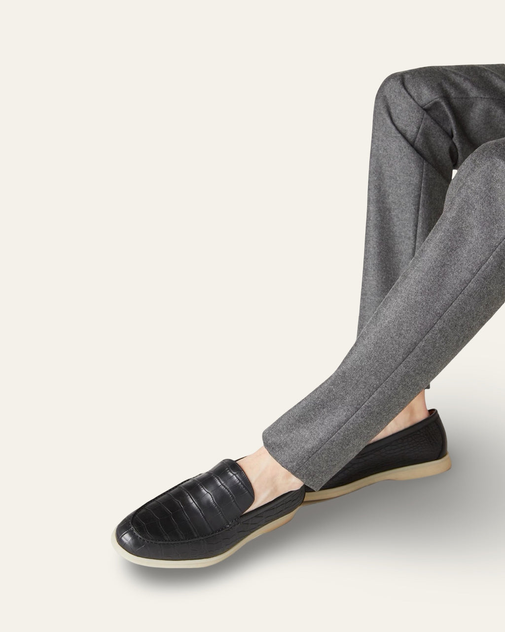 Custom-Made Crocodile Skin Loafers — Shot 05