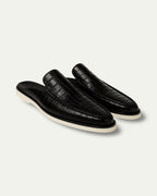 Custom-Made Crocodile Skin Slippers