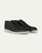 Rise Loafers Black Grain Leather