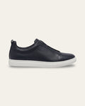 Valentier Genève — Signature Leather Sneaker Dark Blue Leather