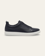 Valentier Genève — Signature Leather Sneaker Dark Blue Leather