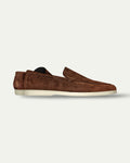 CHOCOLATE SUEDE LOAFERS