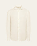 Linen Ivory Sand Shirt — Shot 01
