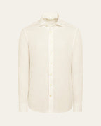 Linen Ivory Sand Shirt — Shot 01
