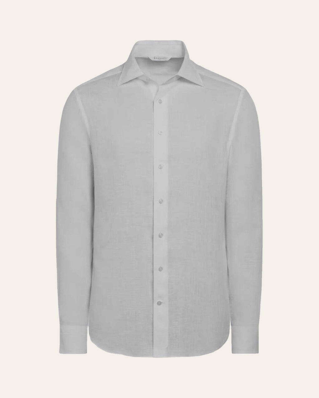 Linen Mist Grey Shirt — Shot 01