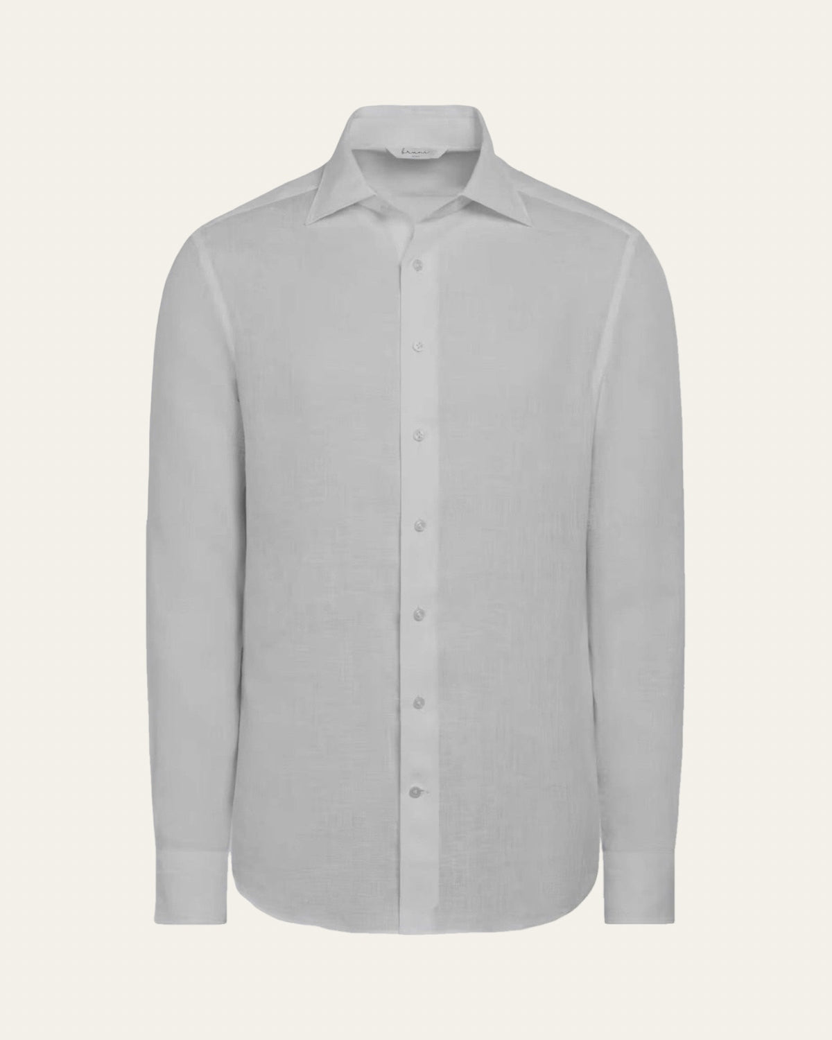 Linen Mist Grey Shirt — Shot 01