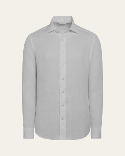 Linen Mist Grey Shirt — Shot 01