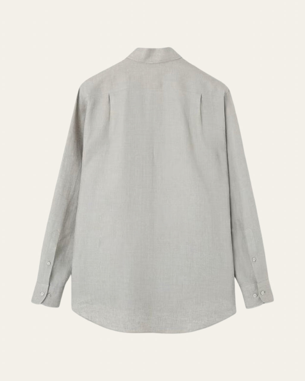 Linen Mist Grey Shirt — Shot 02