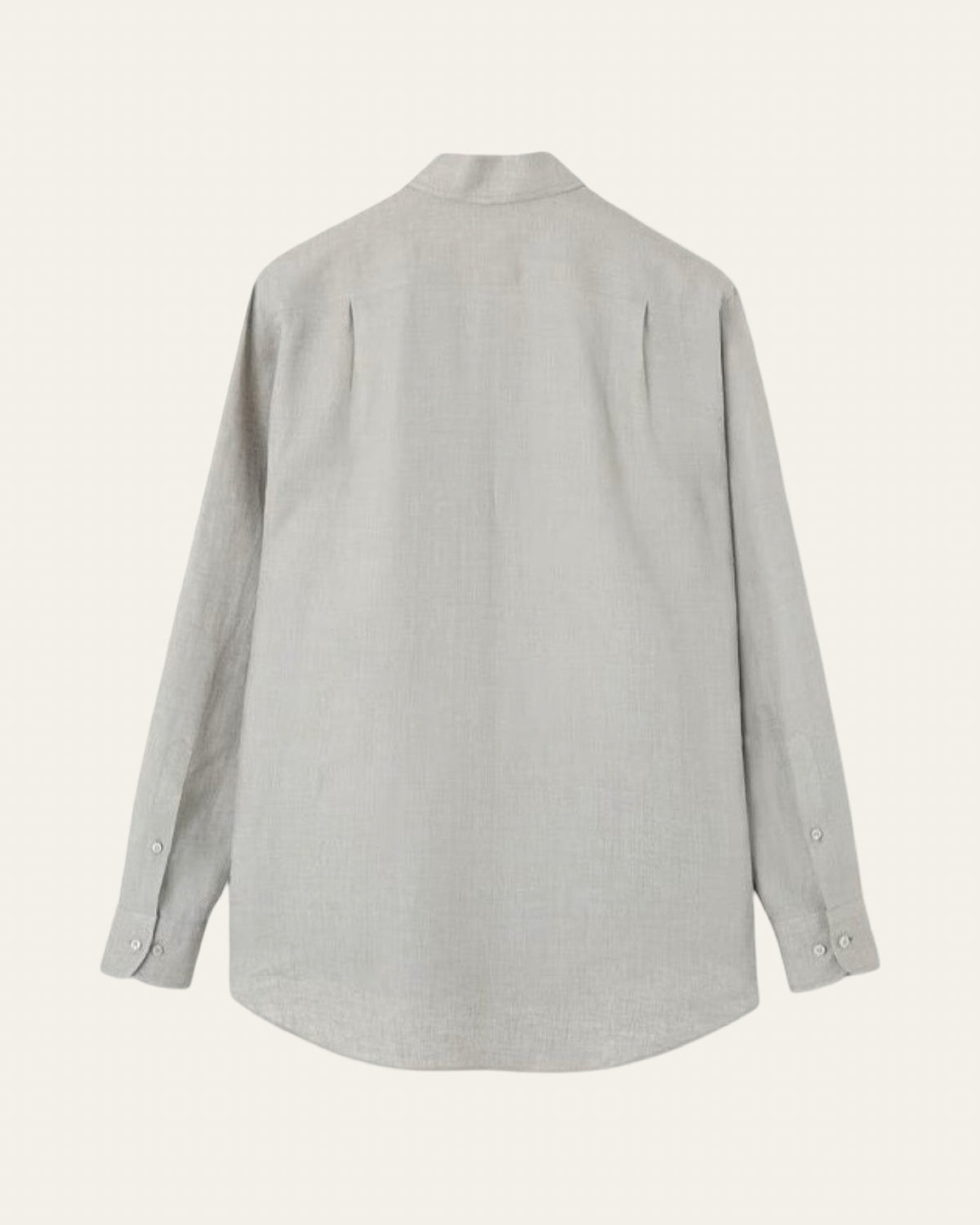 Linen Mist Grey Shirt — Shot 02