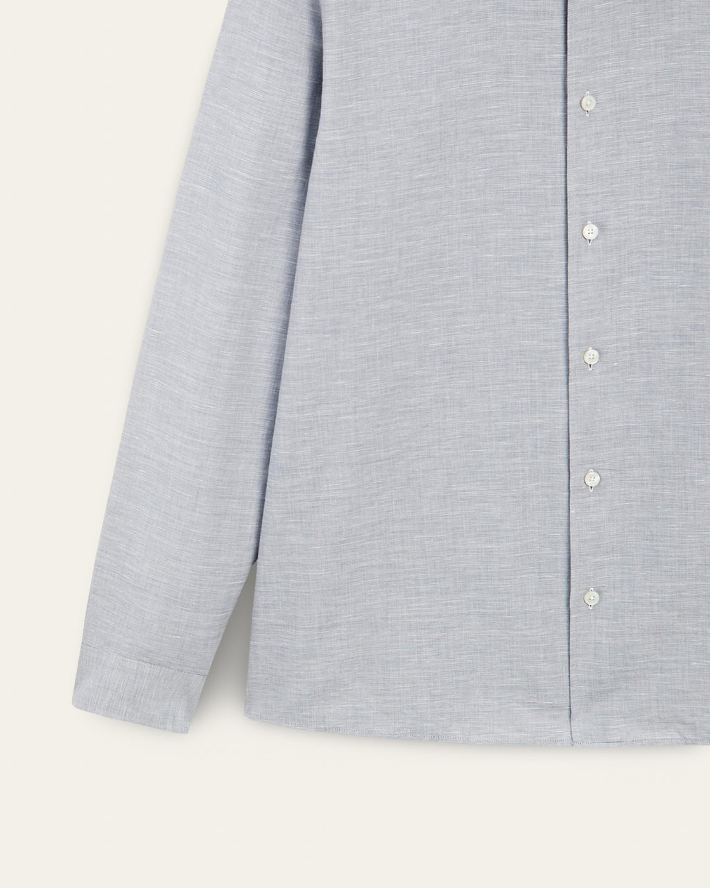 Linen Mist Grey Shirt — Shot 03