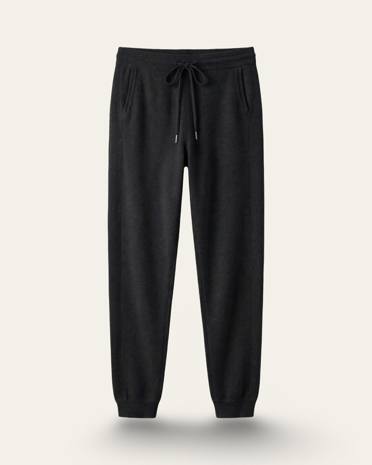 Merino Wool Knit Two-Piece Set Black — Shot 03