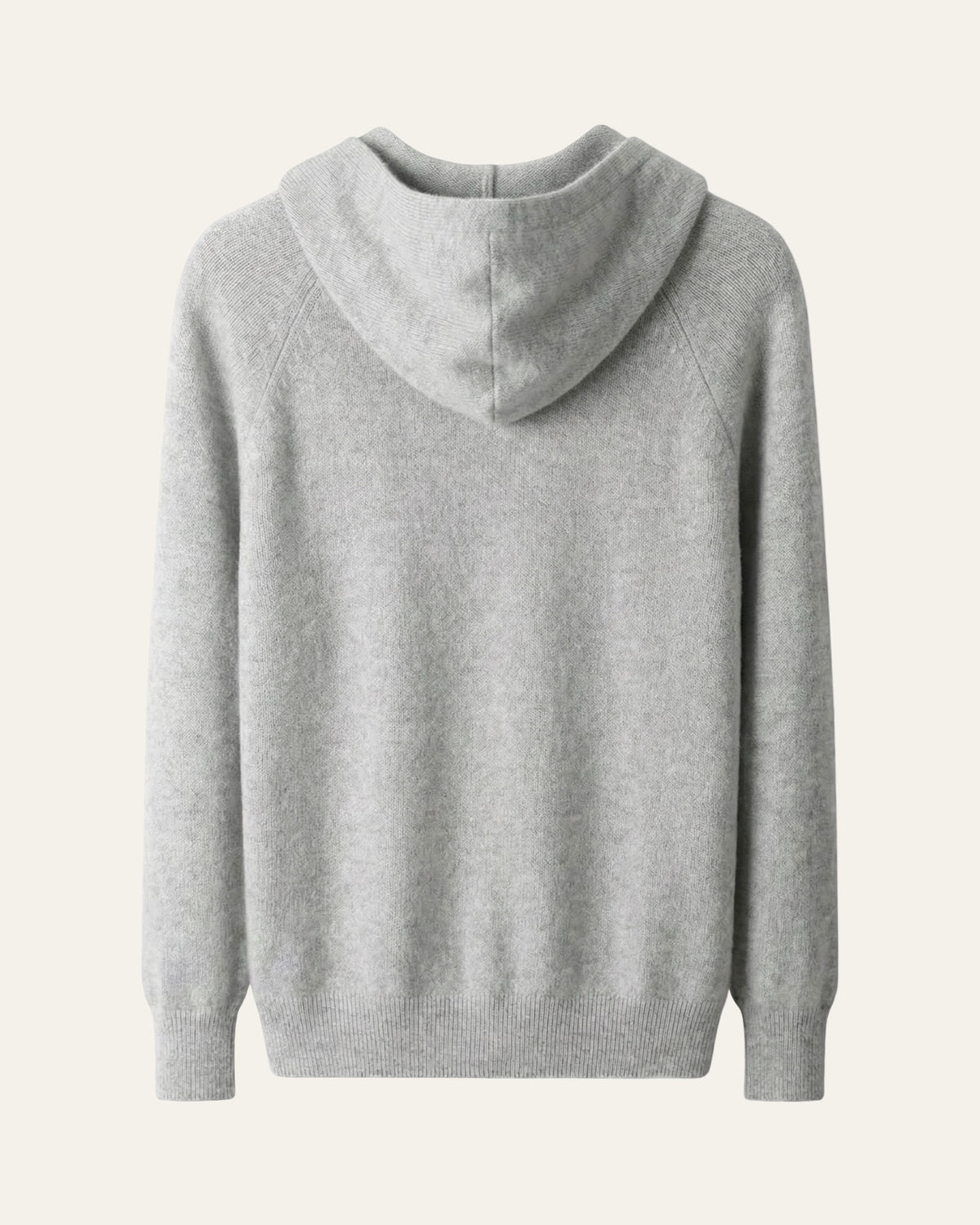 Merino Wool Zip Cardigan Grey — Shot 02