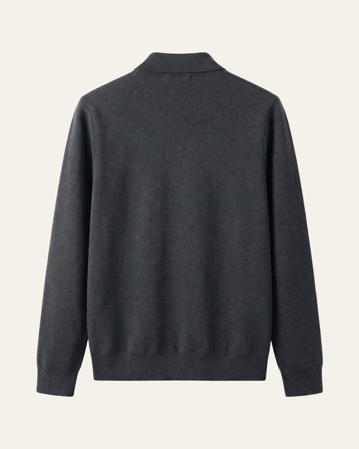 Merino Wool Zip Jacket Grey — Shot 02