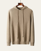 Pure Cashmere Hoodie Beige — Shot 01