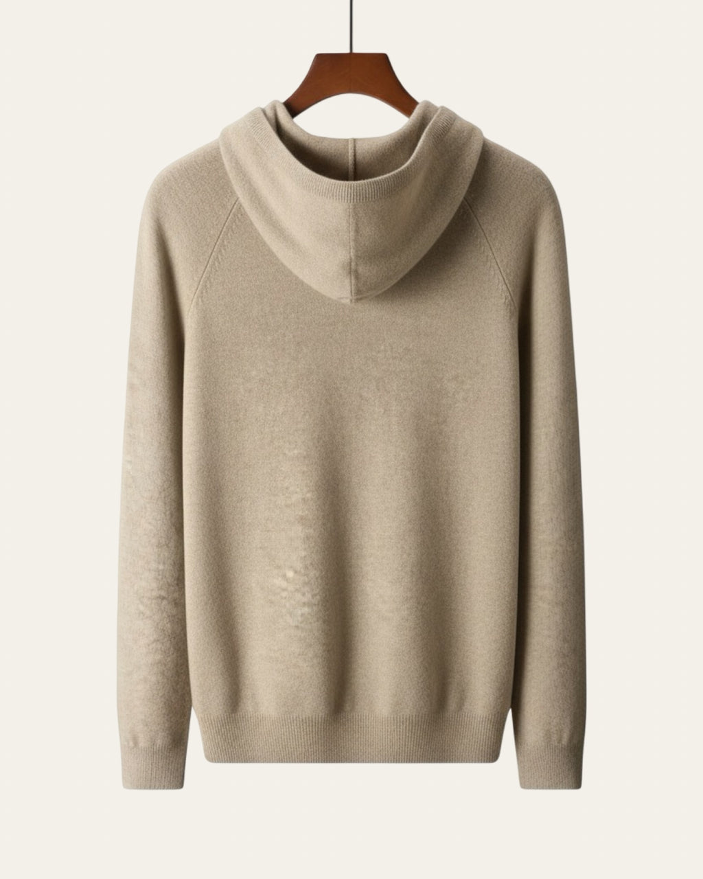 Pure Cashmere Hoodie Beige — Shot 02