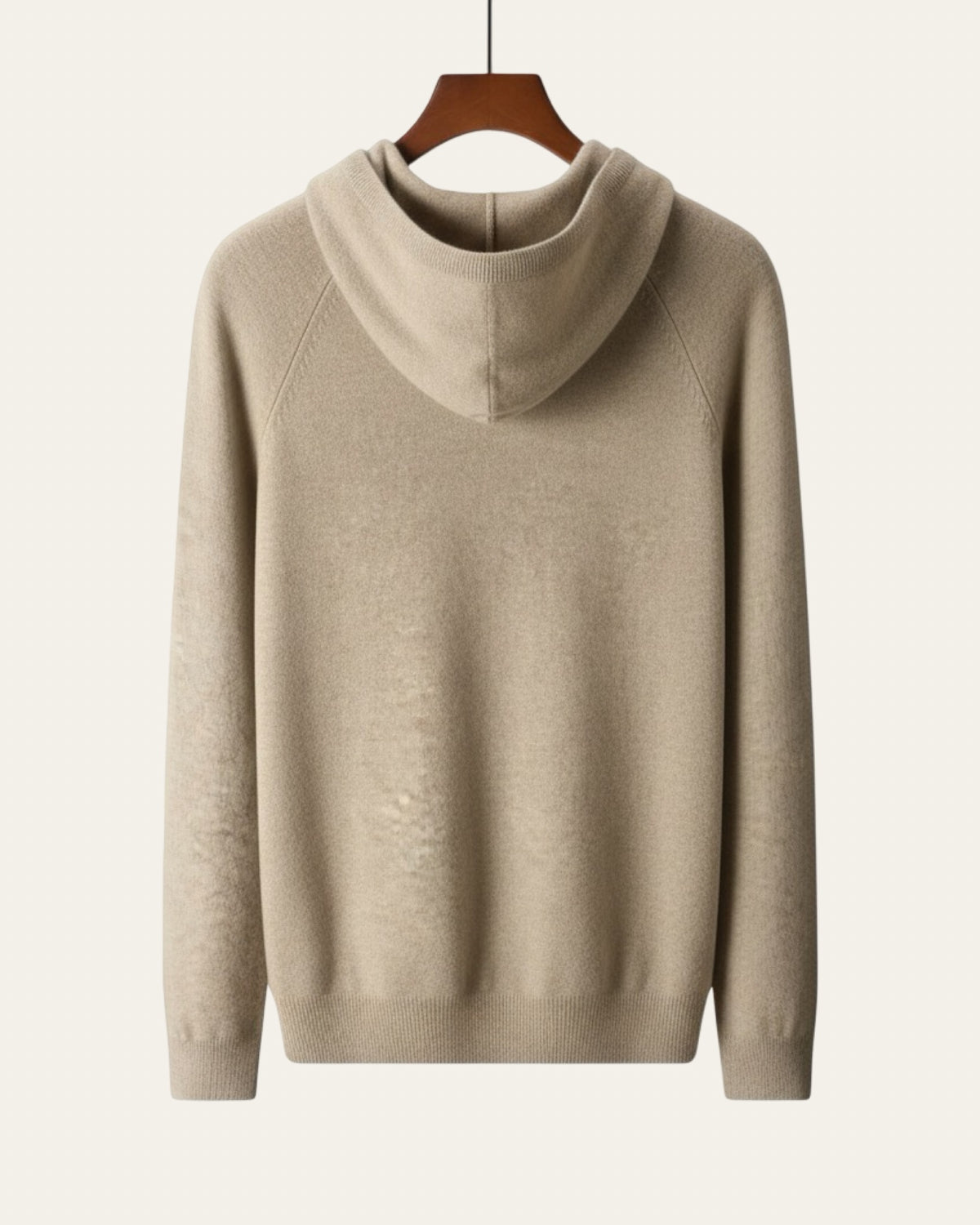 Pure Cashmere Hoodie Beige — Shot 02