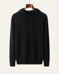 Pure Cashmere Hoodie Black — Shot 01