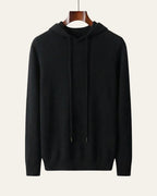 Pure Cashmere Hoodie Black — Shot 01