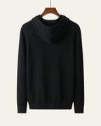 Pure Cashmere Hoodie Black — Shot 02