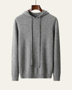 Pure Cashmere Hoodie Grey — Shot 01