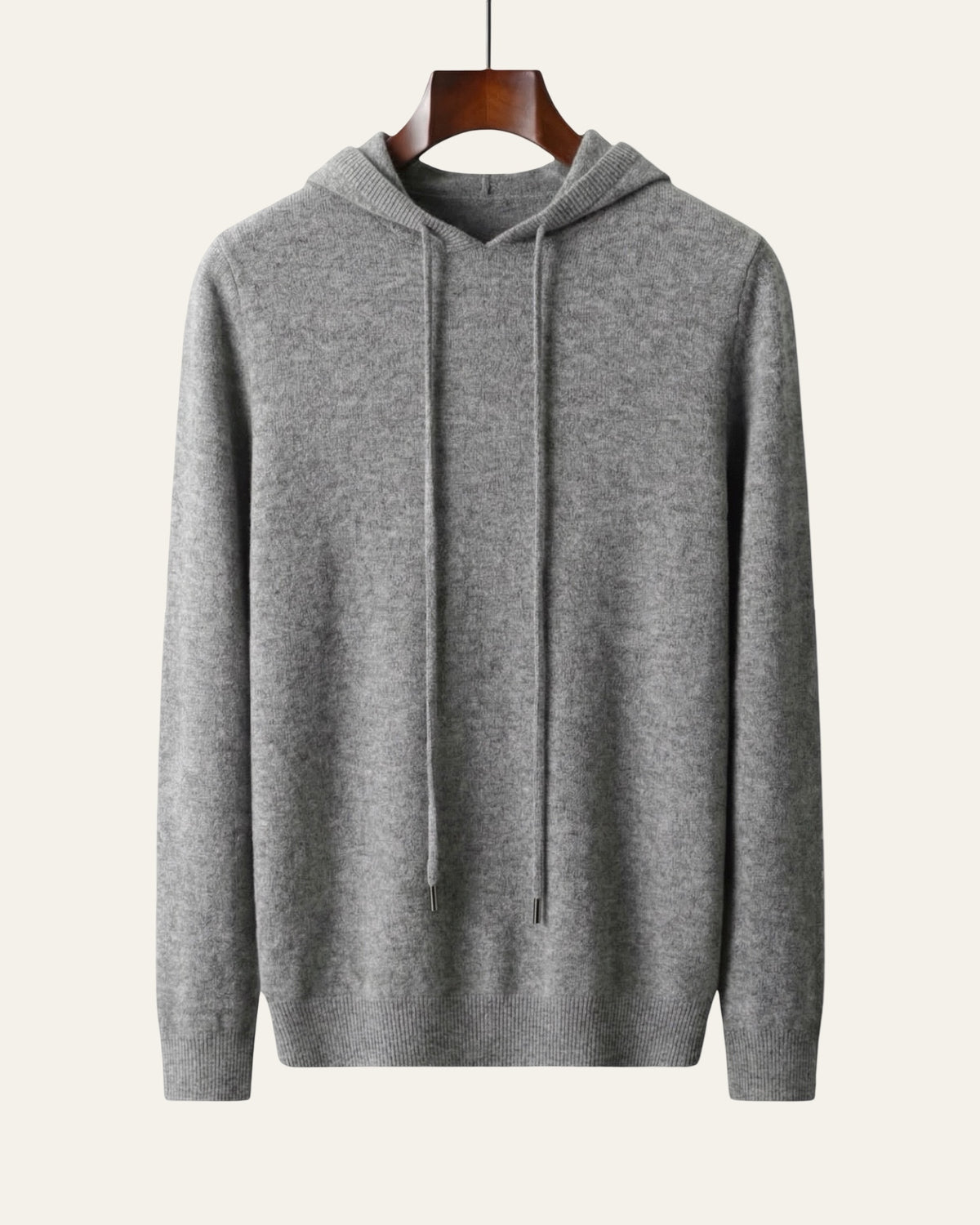 Pure Cashmere Hoodie Grey — Shot 01