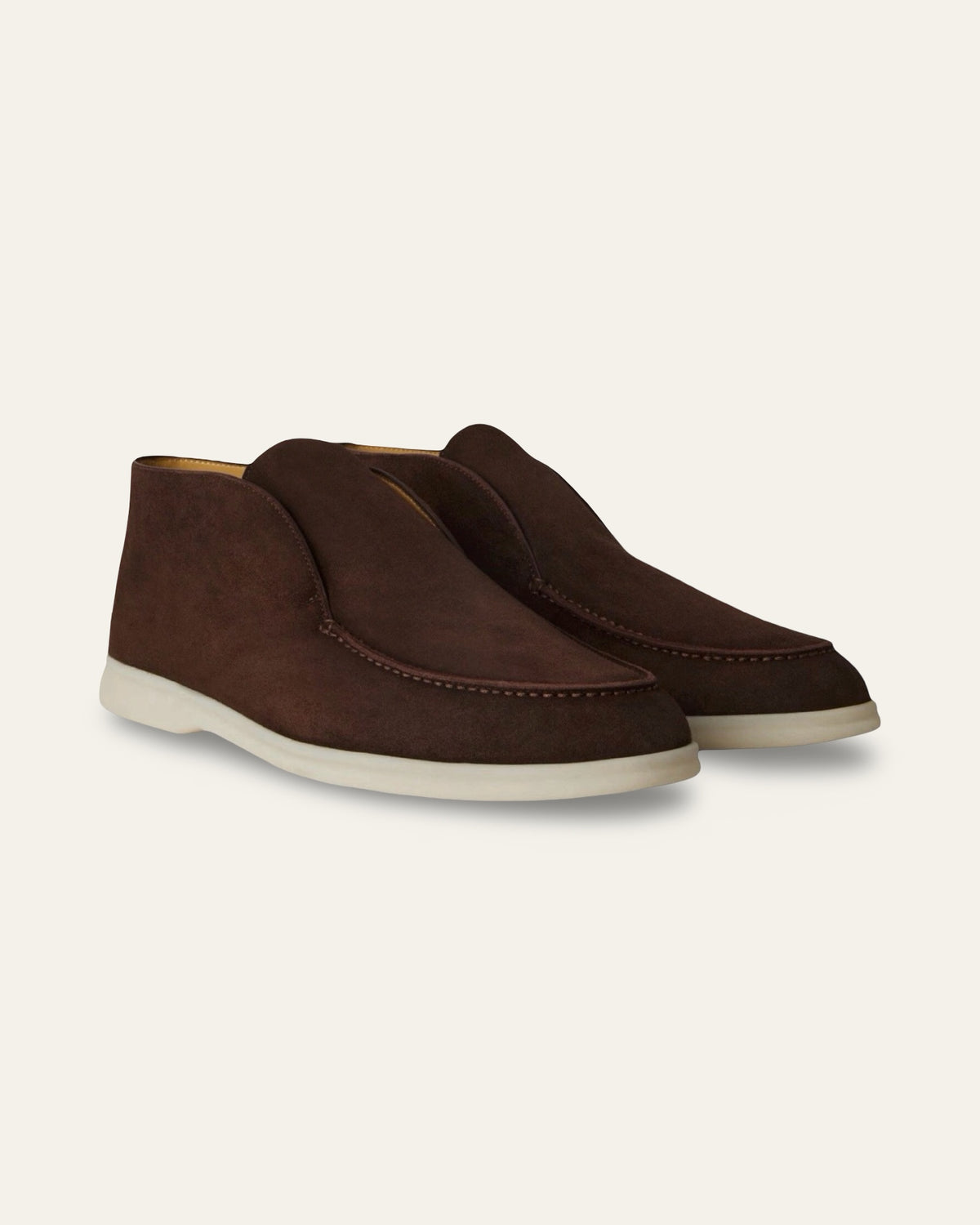 Rise Loafers Chocolate Brown Suede — Shot 01