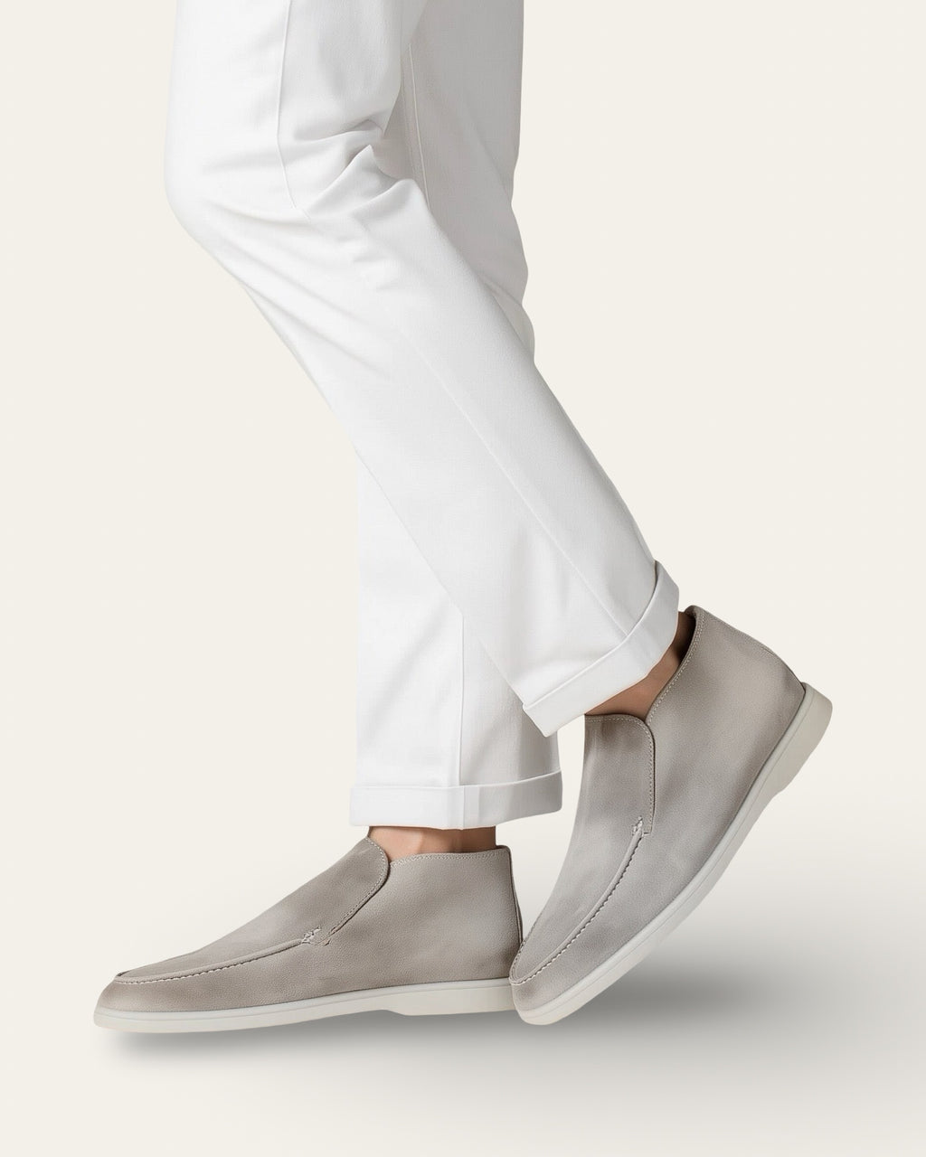 Rise Loafers Light Grey Suede — Shot 03