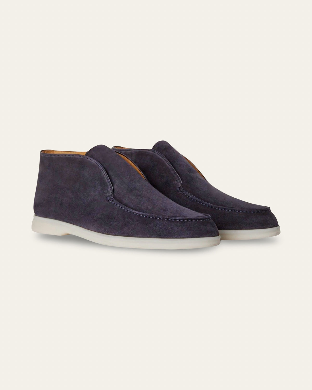 Rise Loafers Navy Blue Suede — Shot 01