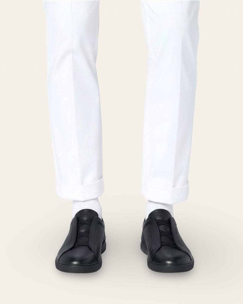 Valentier Genève — Signature Leather Sneaker Black