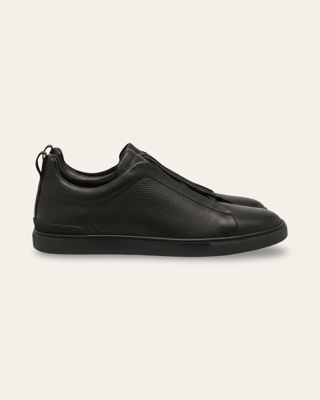 Valentier Genève — Signature Leather Sneaker Black