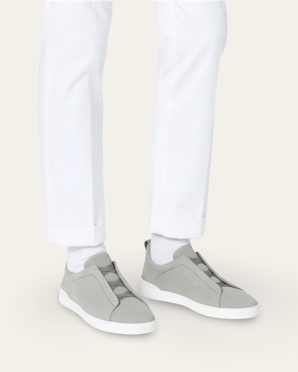 Valentier Genève — Signature Leather Sneaker Green