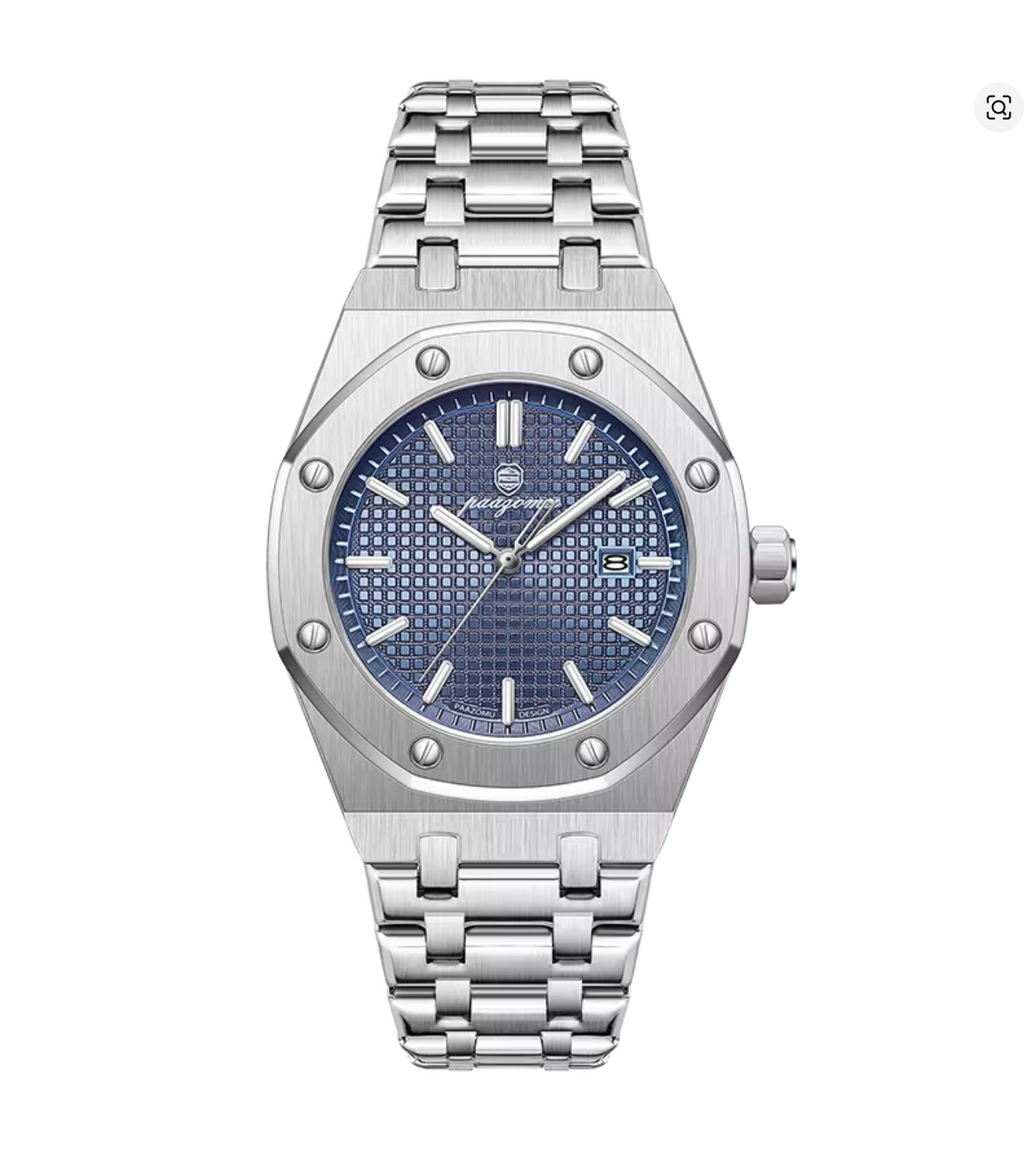 Valentier Genève Hexagon S1 Silver Blue