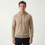 Pure Cashmere Hoodie Beige