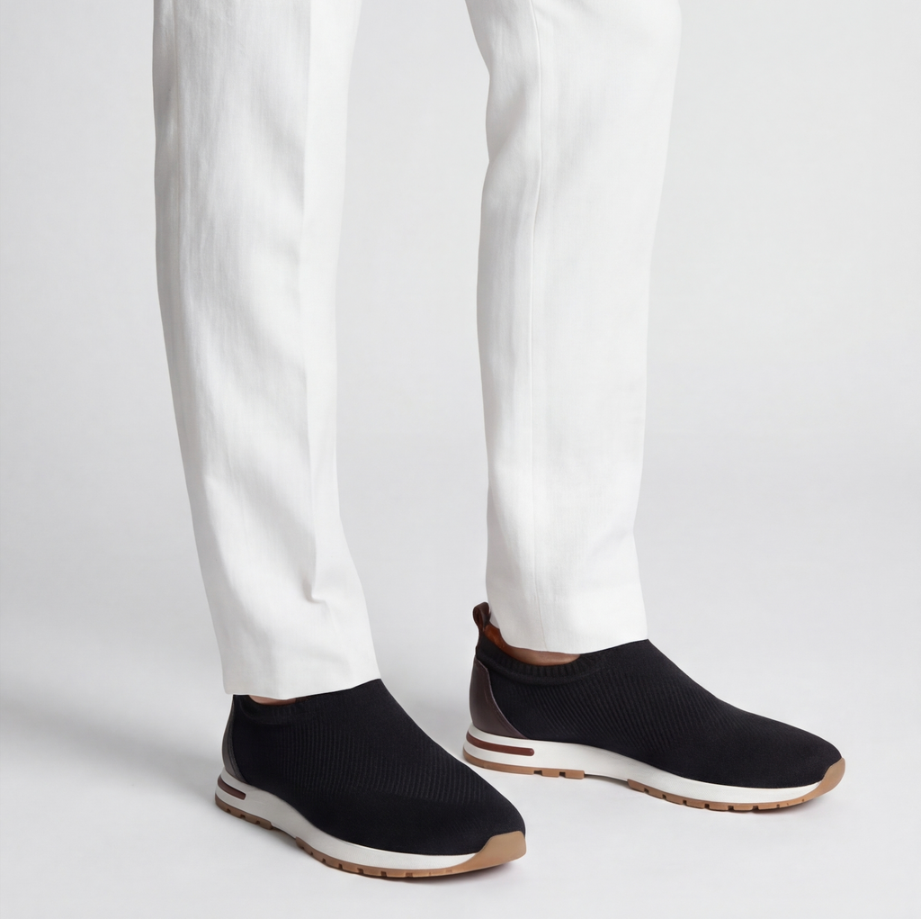 The Stride — Knit Sneaker Black