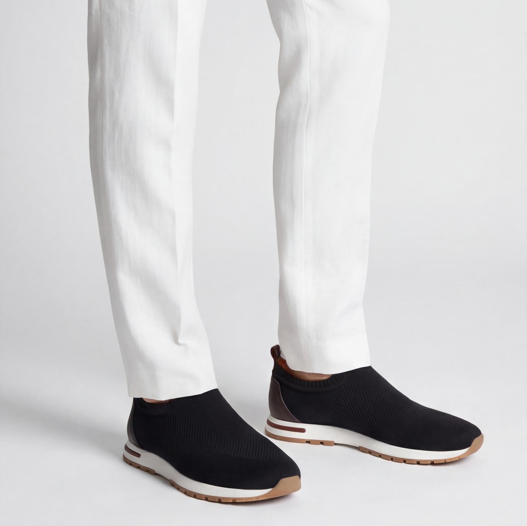 The Stride — Knit Sneaker Black