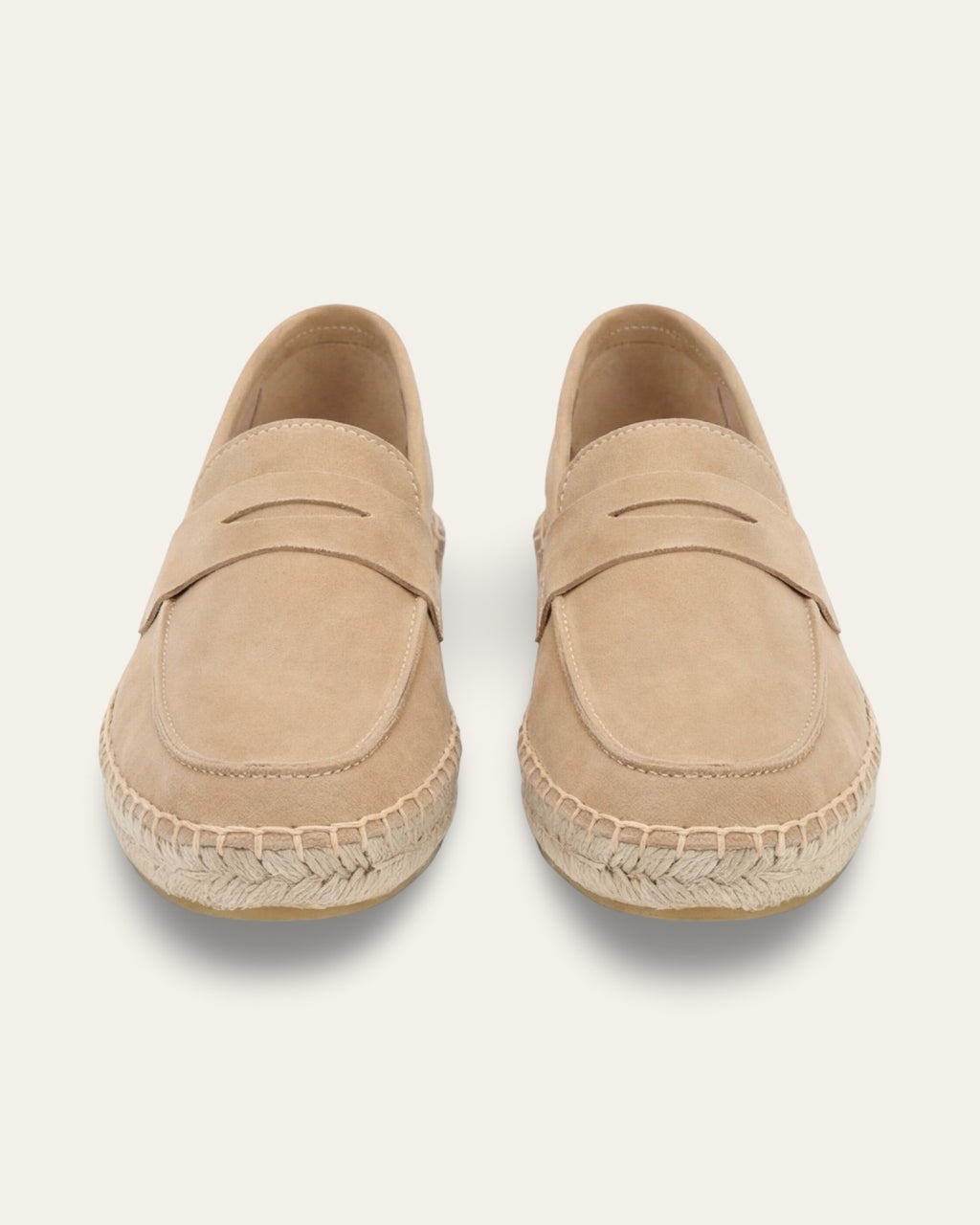 Suede Espadrilles Beige — Shot 02