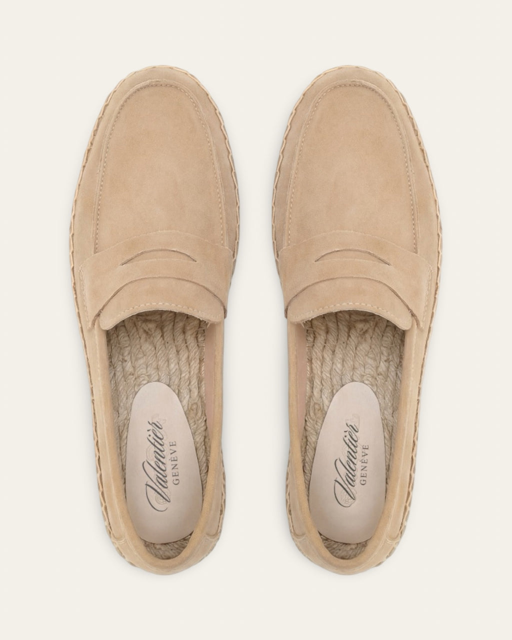 Suede Espadrilles Beige — Shot 03