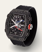 The Spectre N1 — Skeleton Super-Thin Black-Black Elastic Band — Shot 02