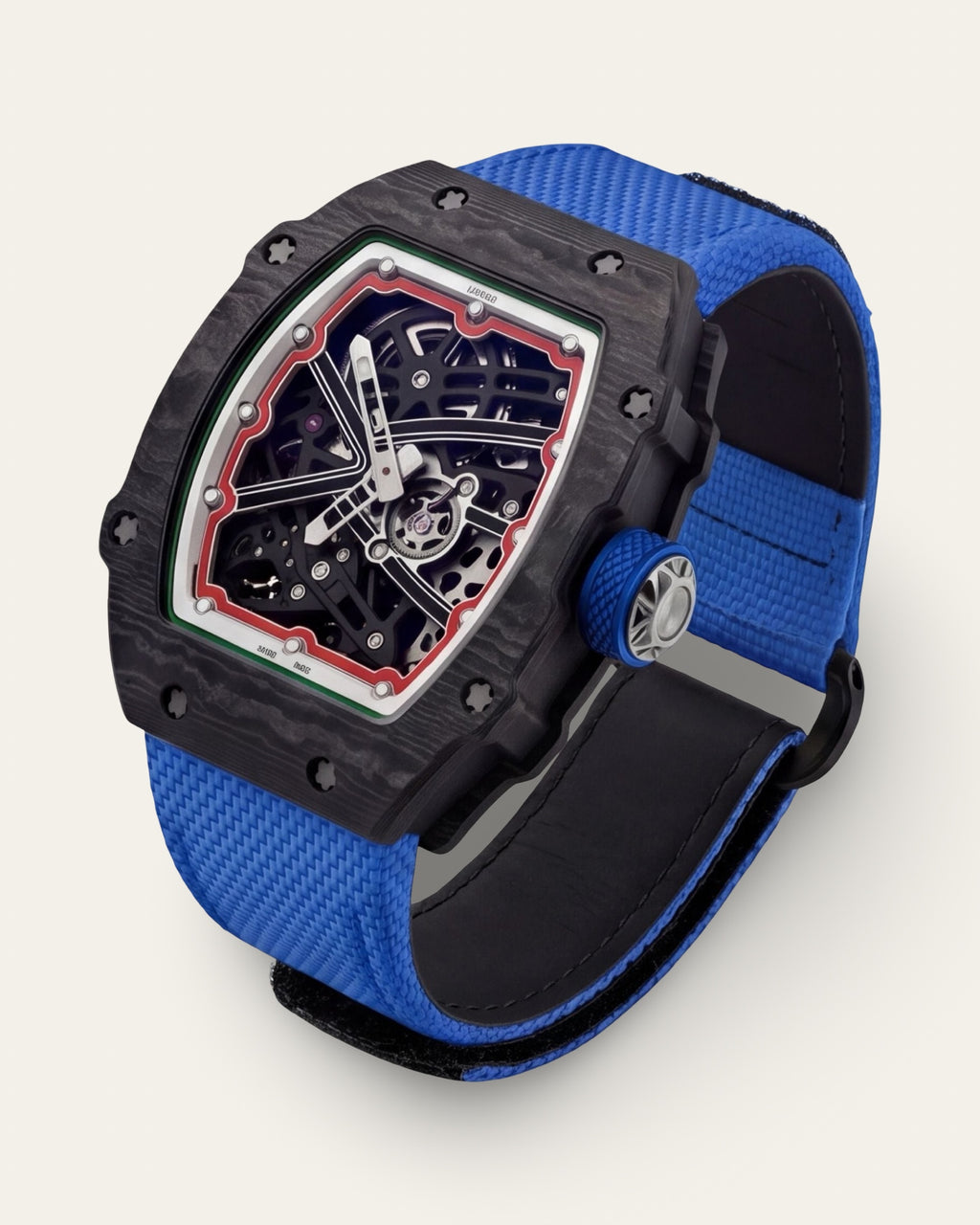 The Spectre N1 — Skeleton Super-Thin Black-Blue — Shot 01