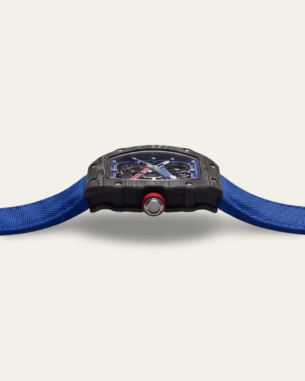 The Spectre N1 — Skeleton Super-Thin Black-Blue — Shot 03