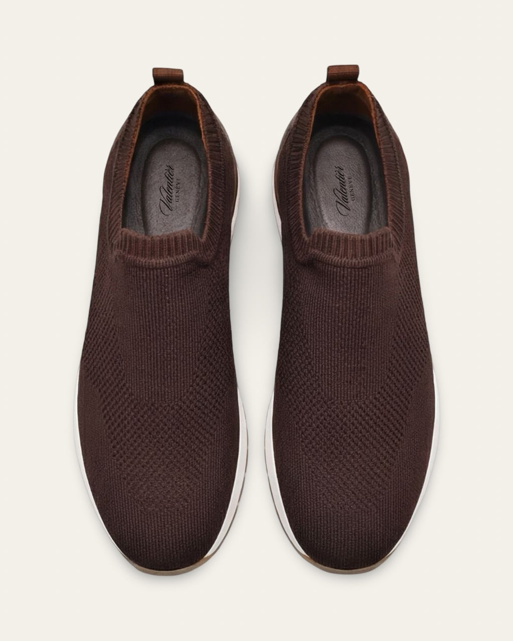 The Stride — Knit Sneaker Chocolate — Shot 03