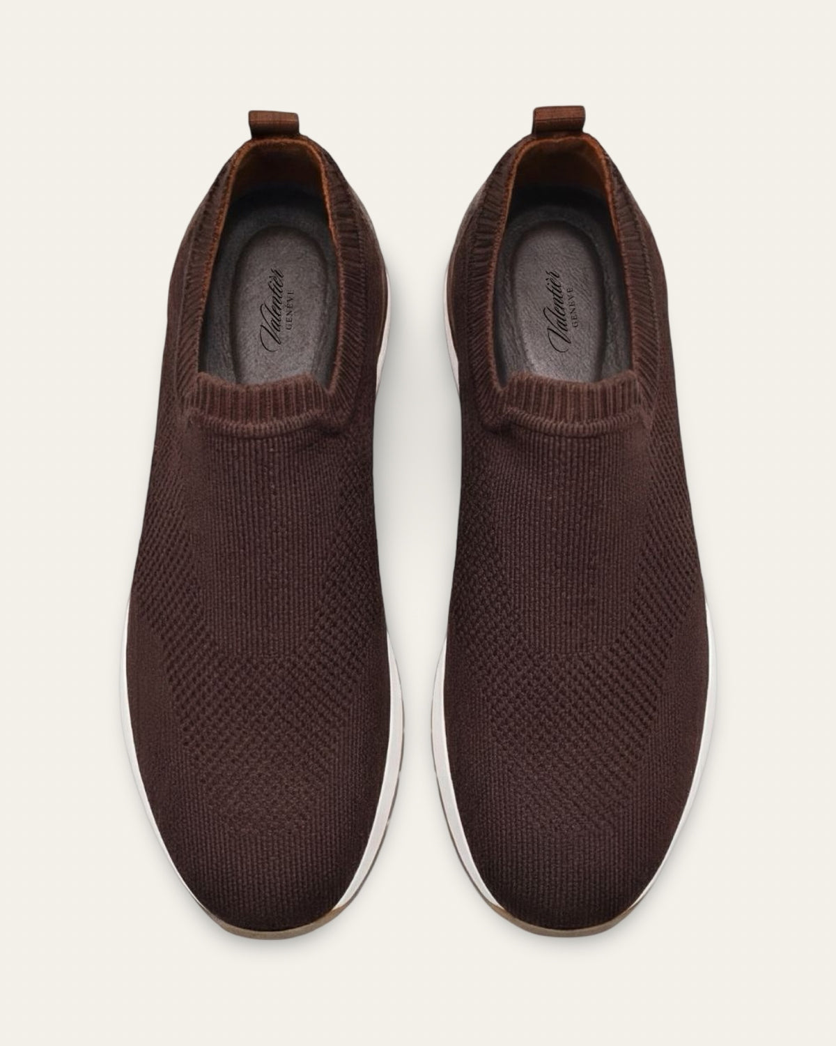 The Stride — Knit Sneaker Chocolate — Shot 03