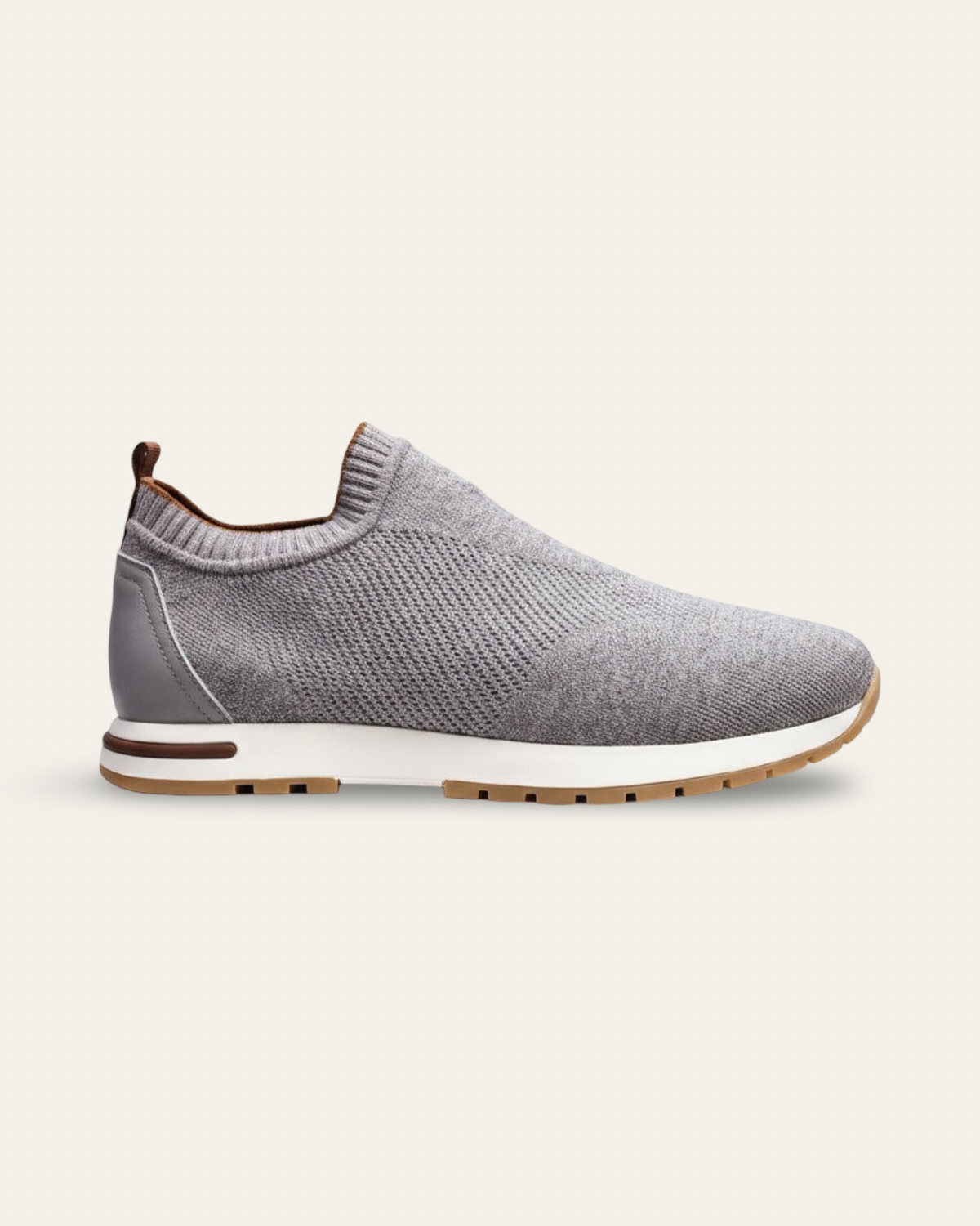 The Stride — Knit Sneaker Grey — Shot 01
