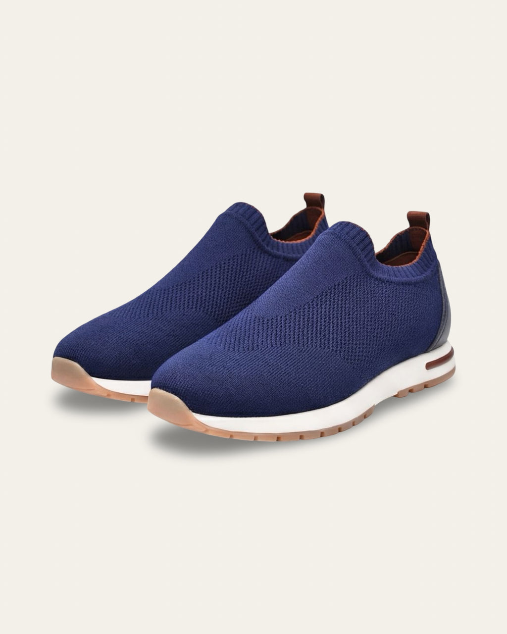 The Stride — Knit Sneaker Navy — Shot 02
